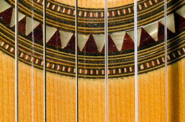 Closeup of a Classical Guitar