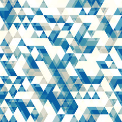 Retro abstract pattern with triangles
