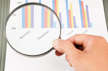 Image of a businessman workplace with papers