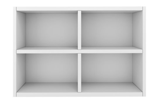 3d White Shelf