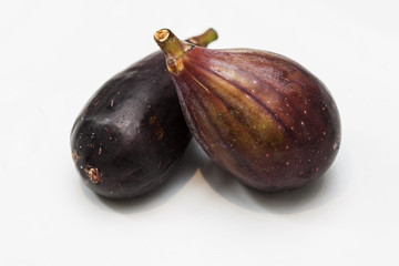 Two black fig