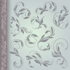 Creative Leafy Curls in Vintage Style