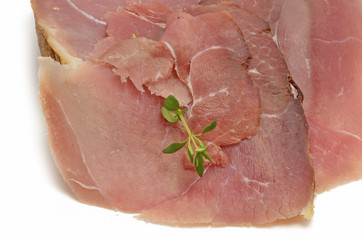 Roher Schweineschinken