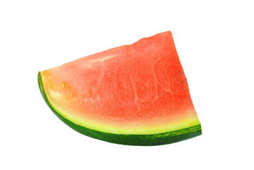 kawałek arbuza na białym tle