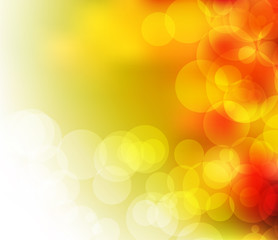 Abstract festive background with bokeh  lights