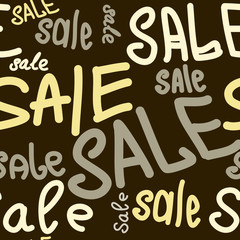 Sale Vector Seamless Pattern