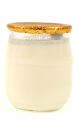 Pot de yaourt nature en verre