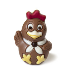 poussin de pâques en chocolat