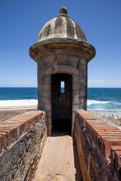 El Morro Fort Watch Tower in Old San Juan