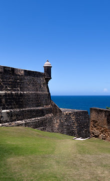 El Morro Fort Watch Tower in Old San Juan, PR