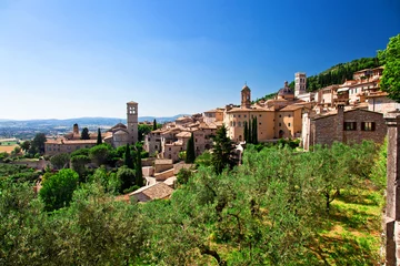 Deurstickers Assisi bekijken © tiero