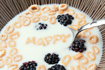 Happy Breakfast Cereal