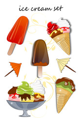 Eis , Eiscreme, Eisbescher Icon