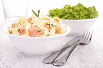 pasta with salmon