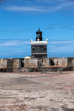 LIghthouse at  El Morro, San Juan