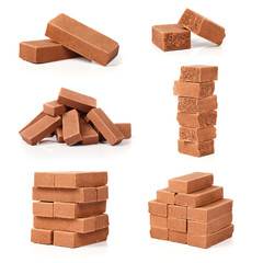 Chocolate bars, collage