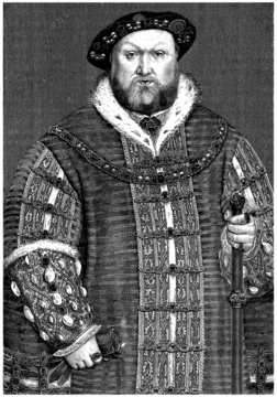 English King : Henry VIII - 16th century