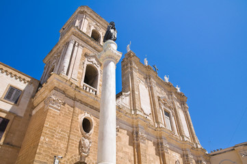 Fototapeta premium Basilica Cathedral of Brindisi. Puglia. Italy.