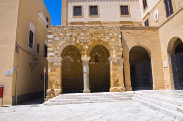 Fototapeta na wymiar Portico dei Templari. Brindisi. Puglia. Italy.