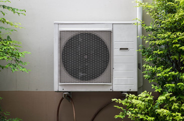 Air compressor outside