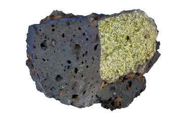 Mantle xenolith in basalt