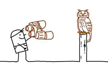 ornithologist & owl