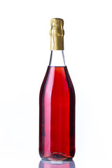 Rose champagne in white