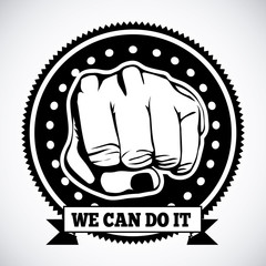 we can do it - obrazy, fototapety, plakaty