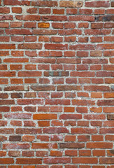 Fototapeta premium Zużyte tło ściany z czerwonej cegły