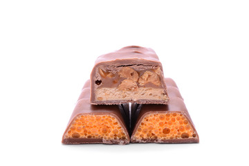 Chocolate isolated on a white background
