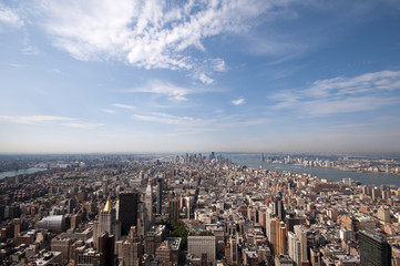 Arerial view of Manhattan