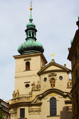 Fototapeta na wymiar Church of St. Nicholas. Old Town Square, Prague