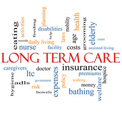 Long Term Care Word Cloud Concept
