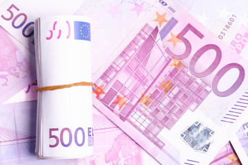 Roll of 500 Euro