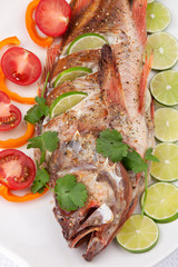 Whole Roasted Wild Rockfish