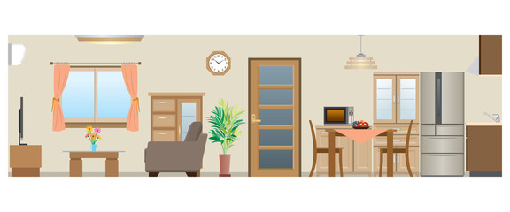 Living room / Dining room / Kitchen_Type2