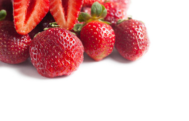 Fresh organic Ripe Perfect Strawberries