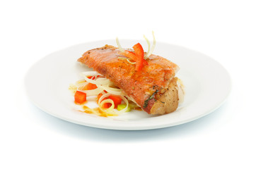Roasted Red Snapper Fish