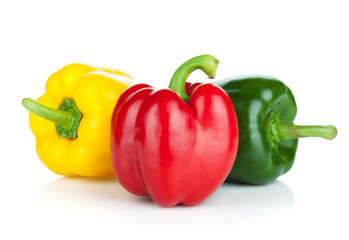Colorful bell peppers