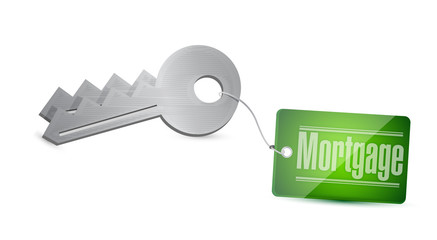 House Key Concept and Mortgage