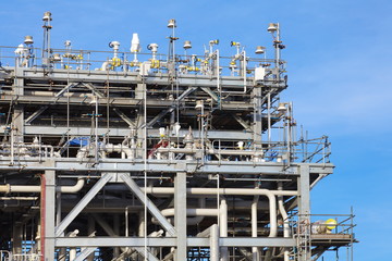 Fototapeta na wymiar natural gas processing site