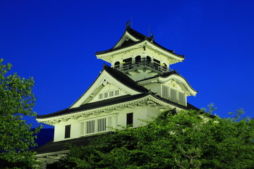 Fototapeta premium Wieczorny widok na zamek Nagahama