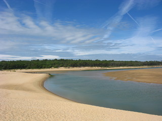 Strand in frankreichs Atlantikküste Vendée 6