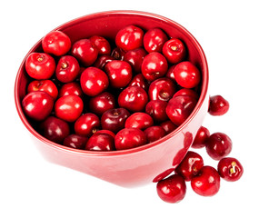 Cherries in bowl