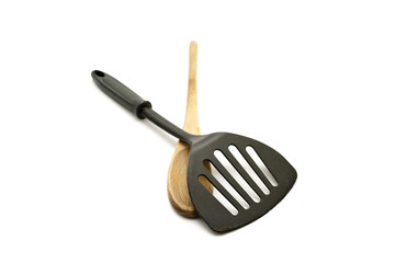 Holz Kochlöffel mit Pfannenwender