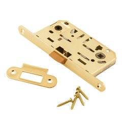 Door lock assembly on White Background