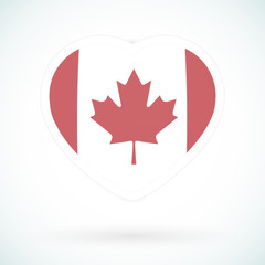 Obraz premium Canadian heart