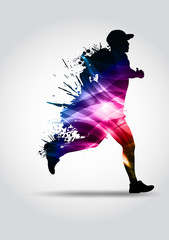 Obraz na płótnie Canvas Running, Marathon
