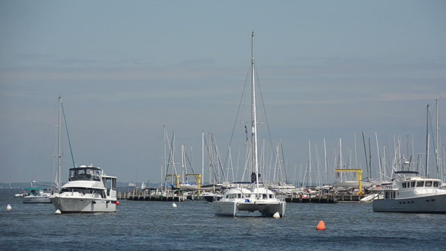Boats in Chesaleake bay, Annapolis, maryland