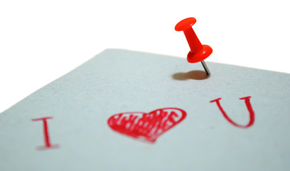 A piece of paper with a note